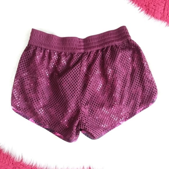 Champion Mesh Burgundy Elastic Active Shorts M - Picture 7 of 9